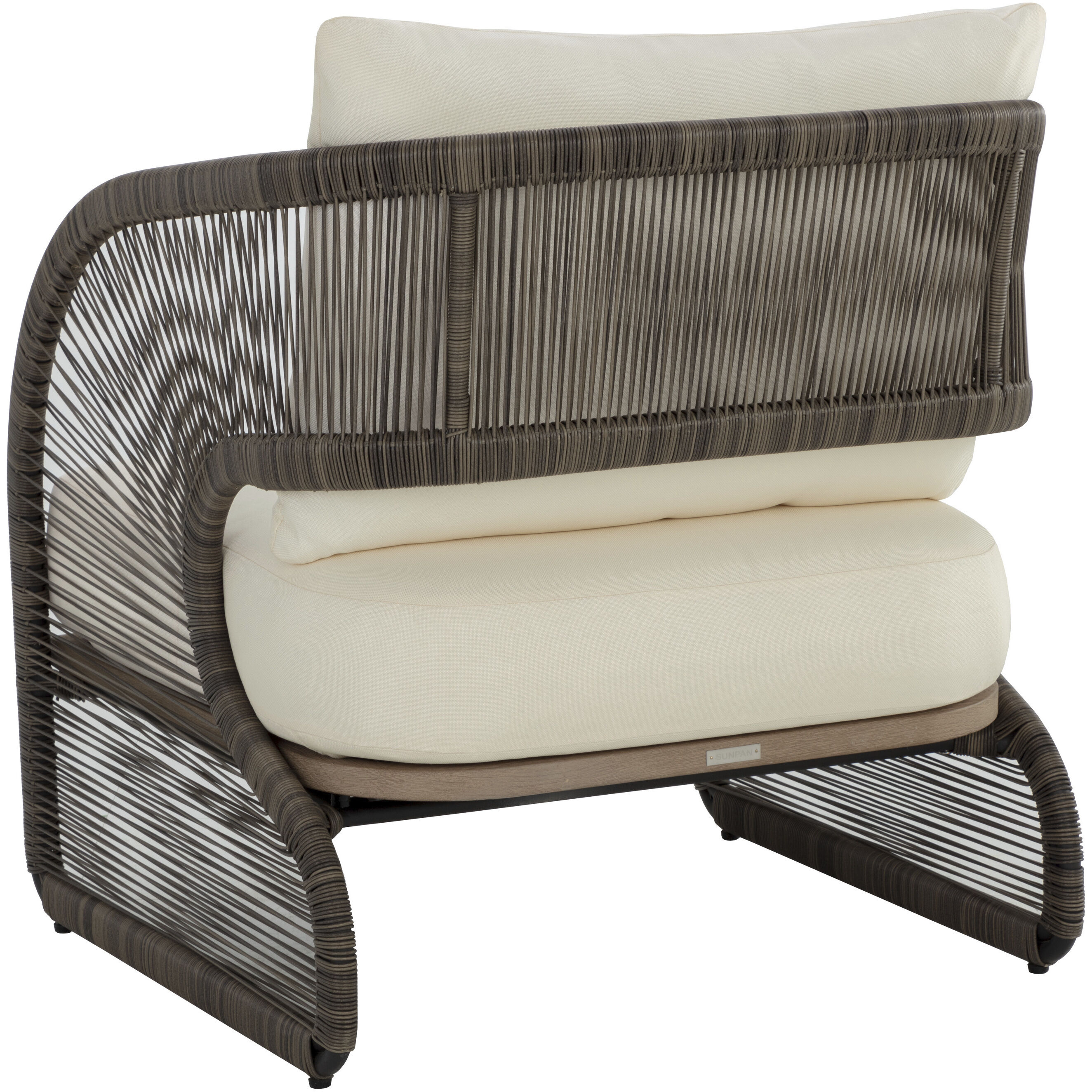 Toulon Stinson Cream Outdoor Lounge Chair